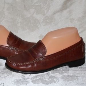 Cole Haan Leather "Ryan II" Saddle Penney Loafer
